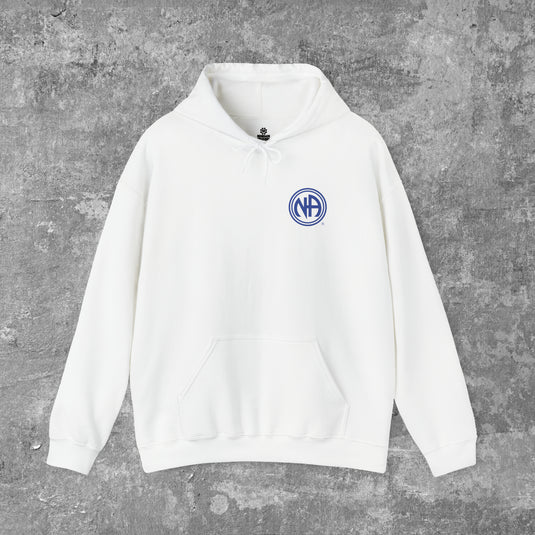 Never Alone Never Again Narcotics Anonymous Logo Unisex Cotton Pull-Over Hoodie