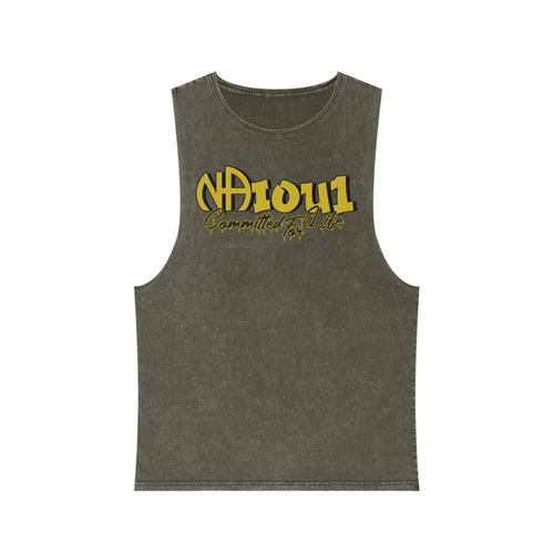 N.A.I.O.U.1. Narcotics Anonymous Unisex Stonewash Tank Top
