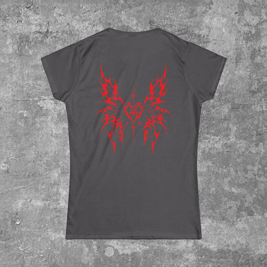 Narcotics Anonymous Cyber Cigilism Tattoo Butterfly Women's Softstyle T-Shirt