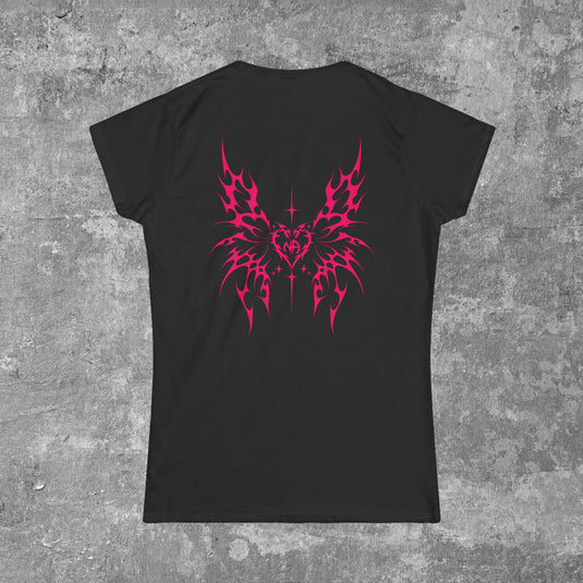 Narcotics Anonymous Cyber Cigilism Tattoo Butterfly Women's Softstyle T-Shirt