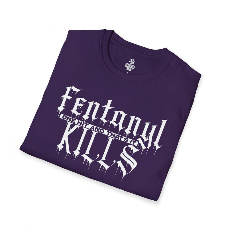 Load image into Gallery viewer, Fentanyl KILLS - One Hit and That&#39;s It Unisex Women&#39;s Softstyle T-Shirt
