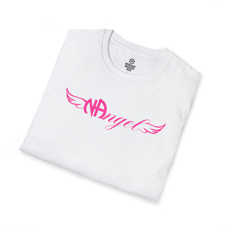 Load image into Gallery viewer, NAngel Narcotics Anonymous Angel Wings Unisex Women's Softstyle T-Shirt
