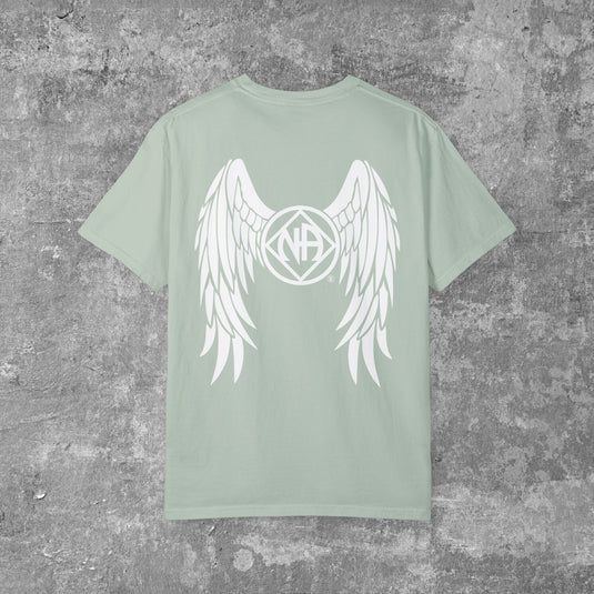 NAngel Narcotics Anonymous Angel Wings Pastel Comfort Colors T-shirt