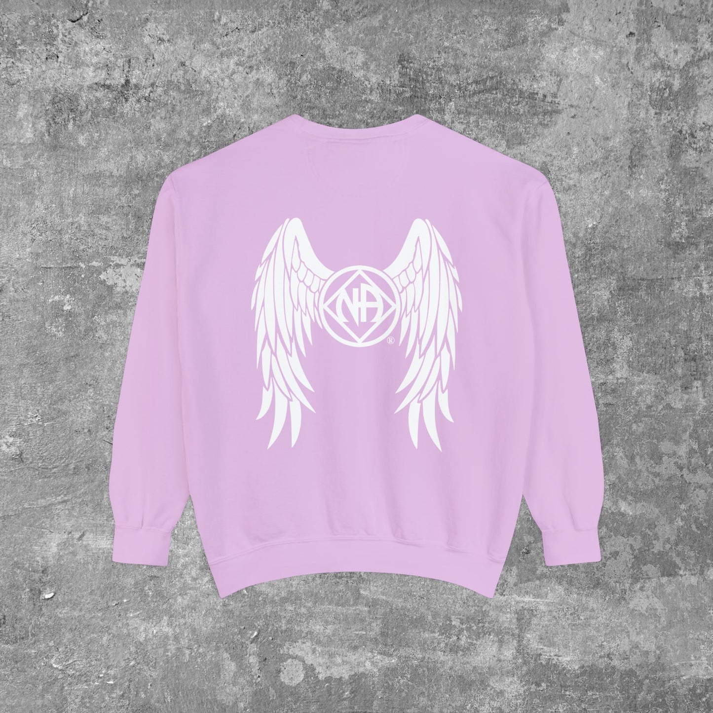 NAngel Narcotics Anonymous Angel Wings Pastel Comfort Colors Unisex Women's Sweater