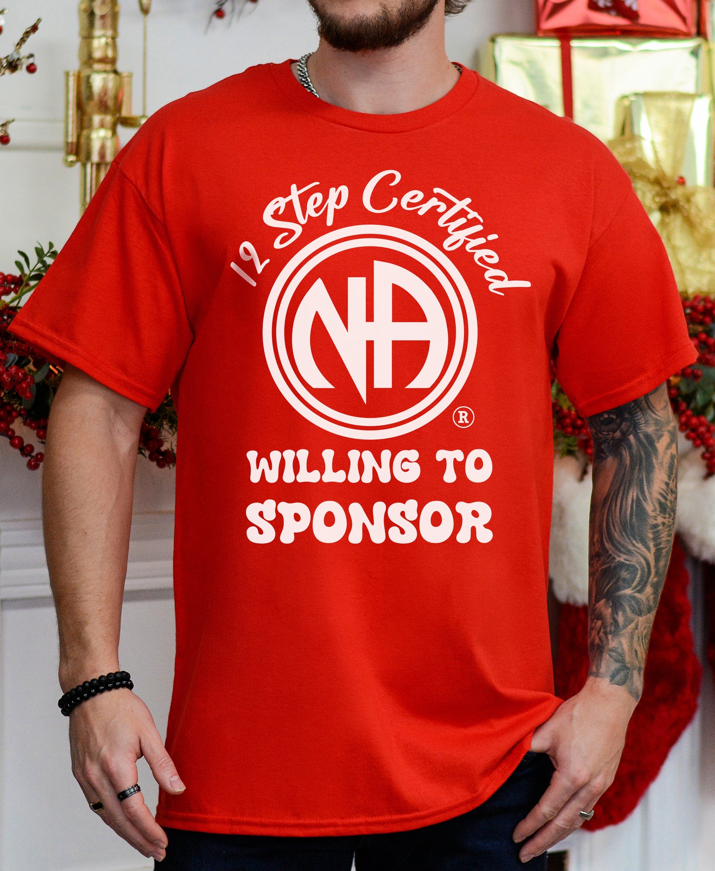 12 Step Certified ~ Willing to Sponsor NA Unisex T-Shirt