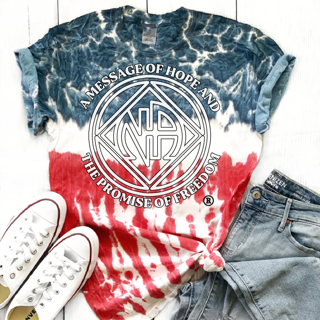 Promise of Freedom 'Flag' Tie-Dye Tee
