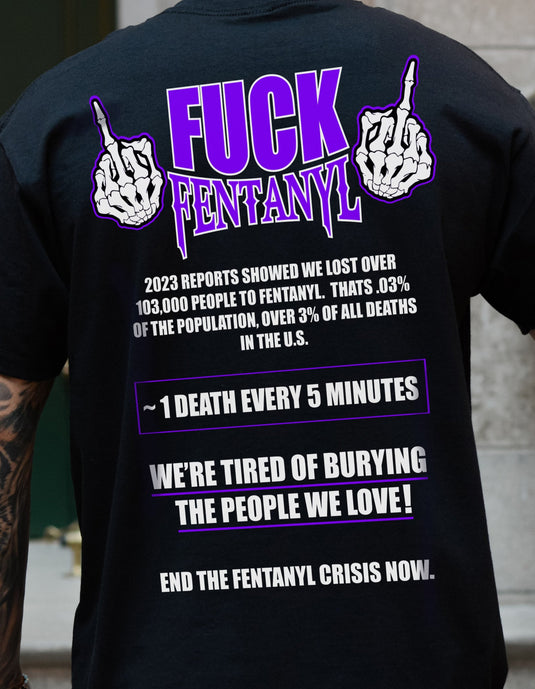 FUCK FENTANYL Unisex Men's Heavy Cotton T-shirt