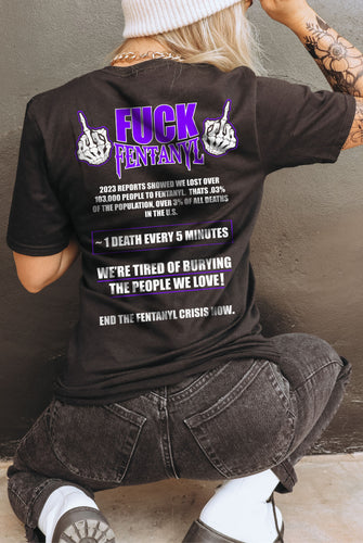 FUCK FENTANYL Unisex Women's Softstyle T-Shirt