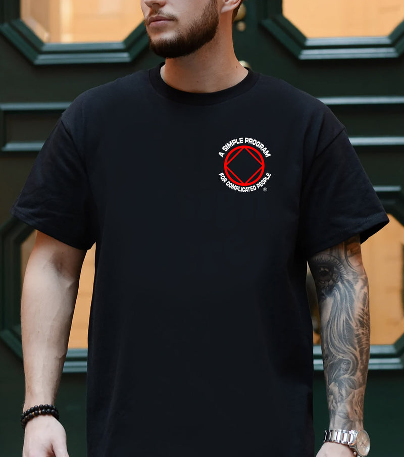 Load image into Gallery viewer, It&#39;s not a puzzle work the steps Narcotics Anonymous Unisex Mens Softstyle T-shirt
