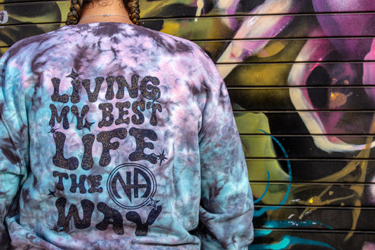 Best Life 'Pacific' Tie Dye Crewneck Sweaters