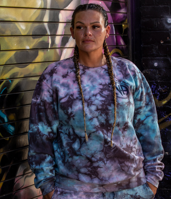 Best Life 'Pacific' Tie Dye Crewneck Sweaters