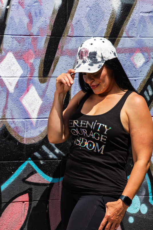Serenity ~ Courage ~ Wisdom Hoographic Women's Racerback Tanktop