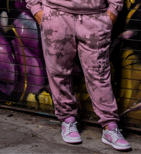 Transformed Tattoo Butterfly Tie Dye Sweatpants