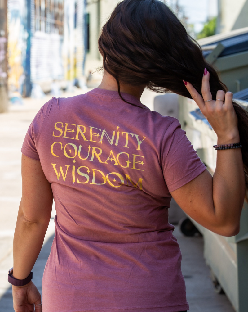 Load image into Gallery viewer, Serenity ~ Courage ~ Wisdom Holographic Women's V-neck
