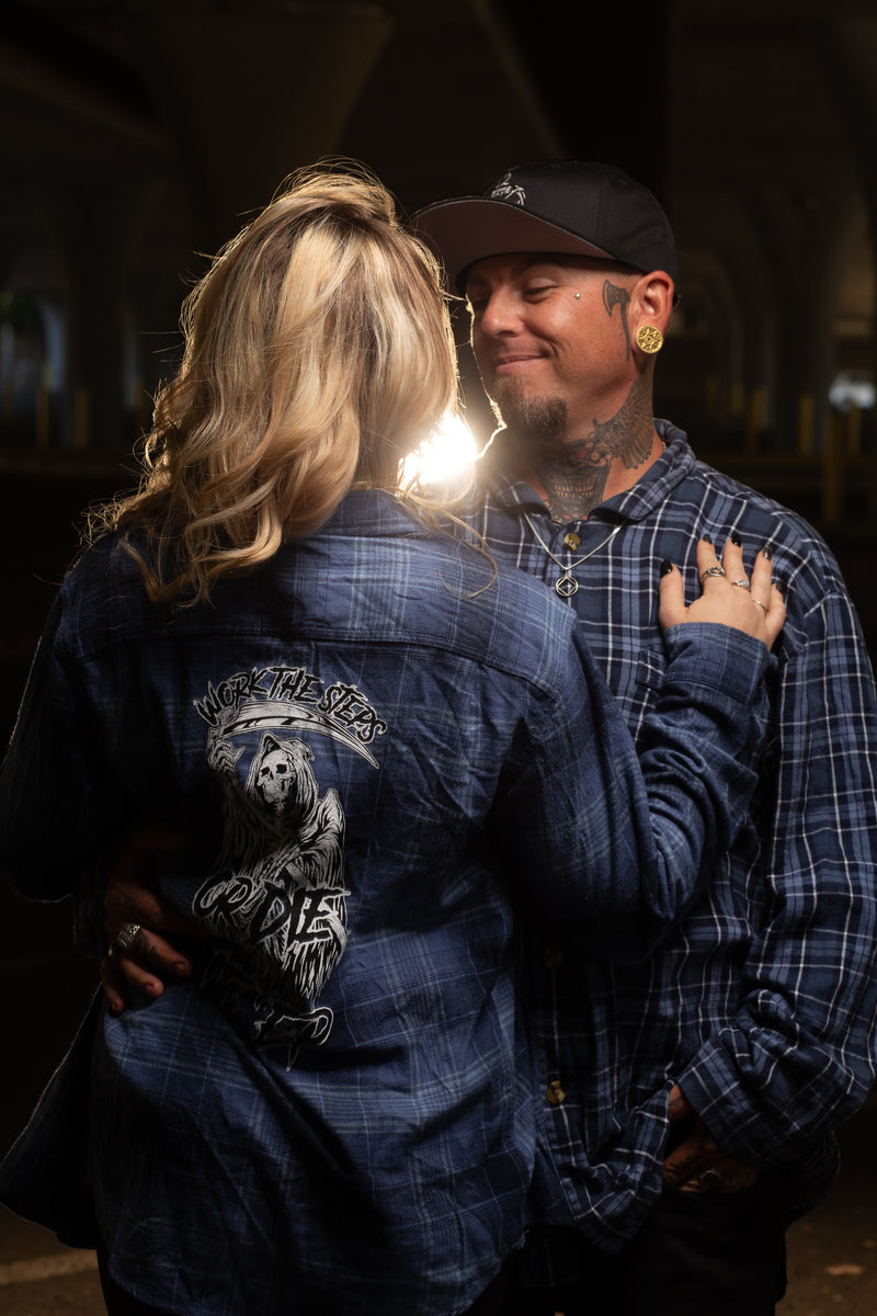 Load image into Gallery viewer, Work the Steps or DIE MF'ER Women's Flannels
