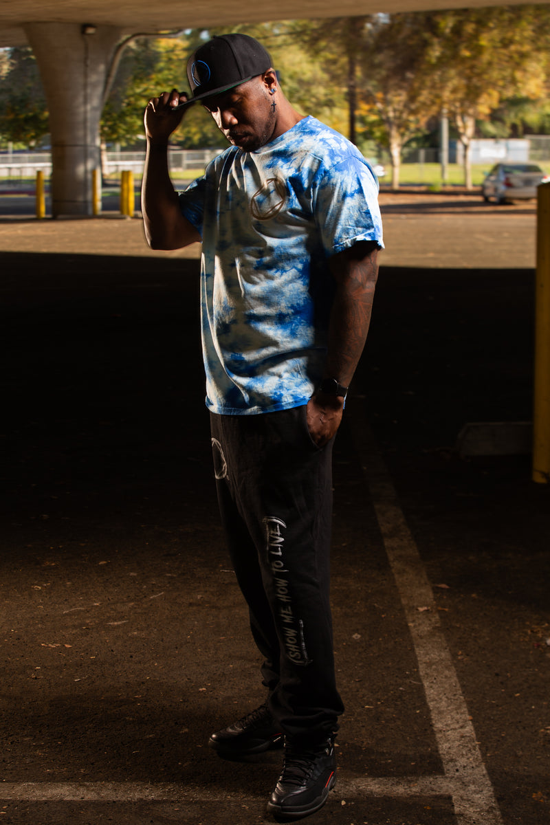 Load image into Gallery viewer, Just For Today 'Sky' Tie Dye T-shirts
