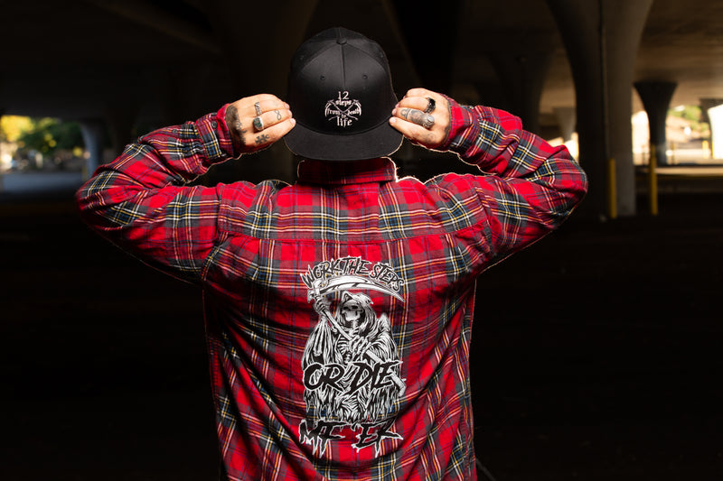 Load image into Gallery viewer, Work the Steps or DIE MF'ER Men's Flannels
