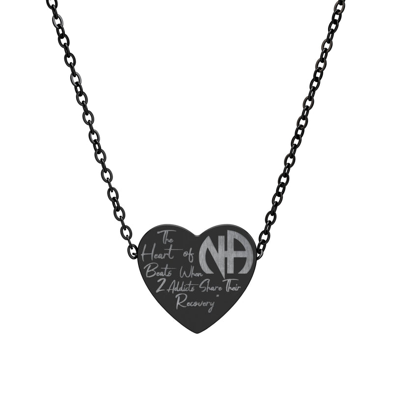 Load image into Gallery viewer, The Heart Of N.A. Engraved Heart Necklace

