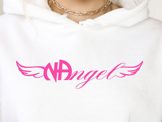 NAngel Narcotics Anonymous Angel Wings Unisex Women's Softstyle Pull-Over Hoodie