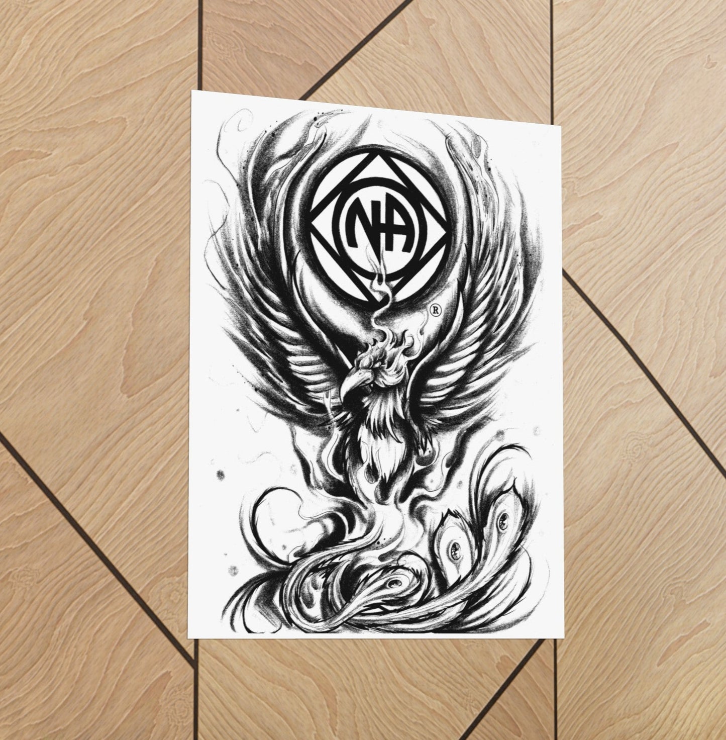 Narcotics Anonymous Pheonix from the Ashes Matte Vertical Poster