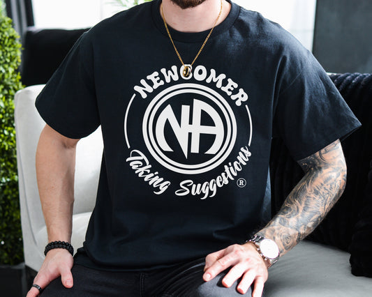 Newcomer~ Taking Suggestions Black Unisex T-shirt