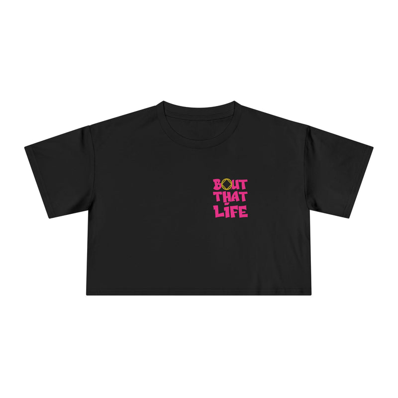 Load image into Gallery viewer, Black t-shirt with colorful text 
