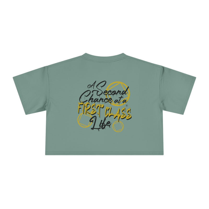 Load image into Gallery viewer, Green t-shirt with yellow text
