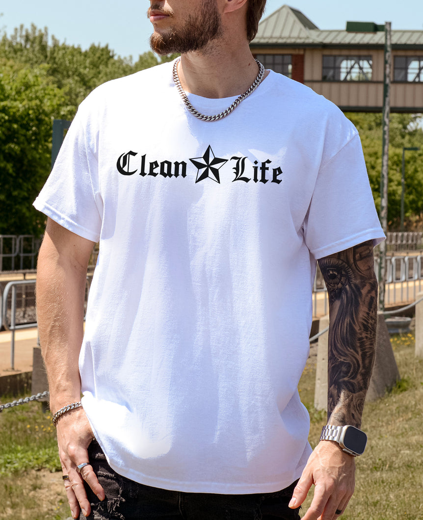 Clean Life Unisex Men's Heavy Cotton T-shirt