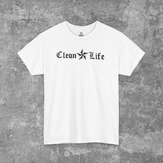 Clean Life Unisex Men's Heavy Cotton T-shirt
