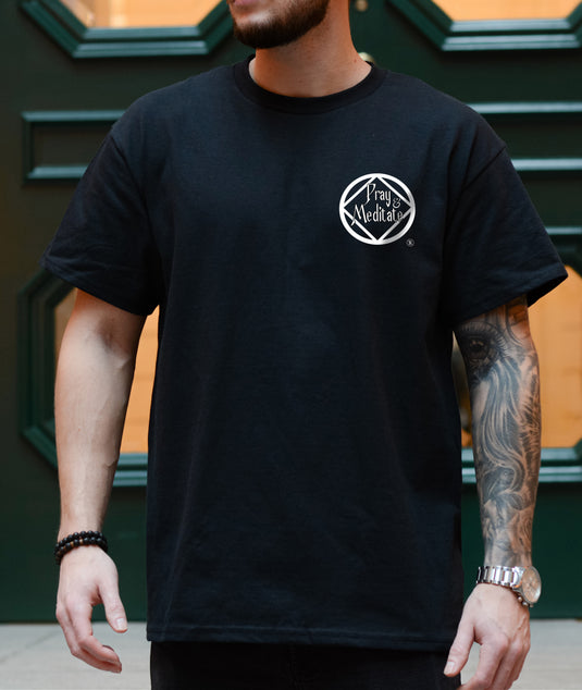 Prayer and Meditation Unisex Men's Heavy Cotton T-shirt