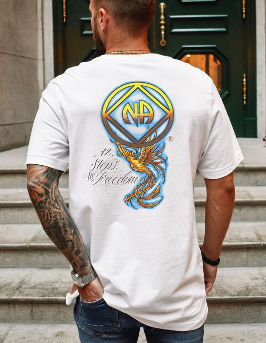 Nacotics Anonymous Fire Phoenix Unisex Softstyle T-Shirt