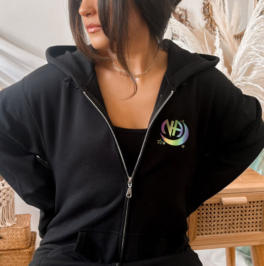 Serenity ~ Courage ~ Wisdom Unisex Women's Full Zipper Hoodie