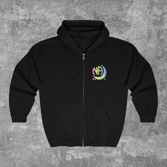 Serenity ~ Courage ~ Wisdom Unisex Women's Full Zipper Hoodie