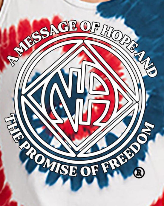 Promise of Freedom Tie-Dye Tanktop