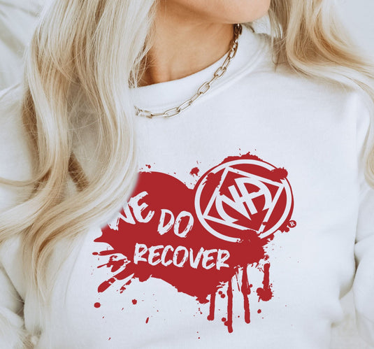We Do Recover Narcotics Anonymous Unisex Women's Crewneck Sweatshirt