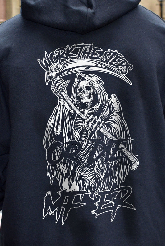 Work the Steps or DIE MF'ER Unisex Men's  Pull-Over Hoodie
