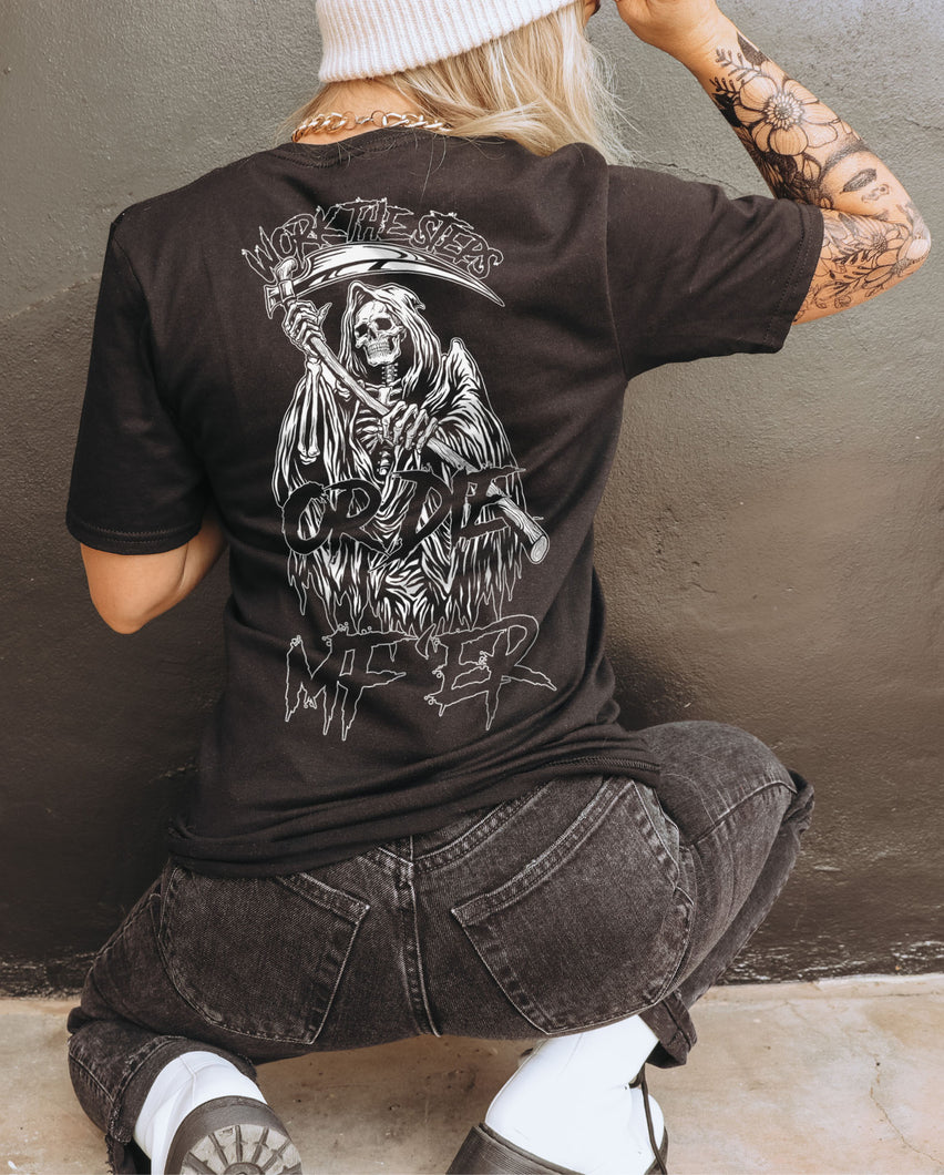 Work the Steps OR DIE MF'ER - 12 steps from death to life Unisex Women's Softstyle T-shirt